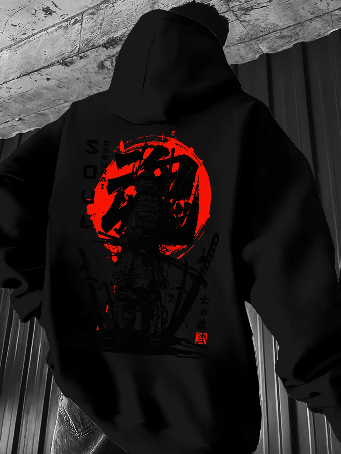 European and American men's autumn personalized dragon letter print comfortable and soft hooded sweatshirt outdoor street top