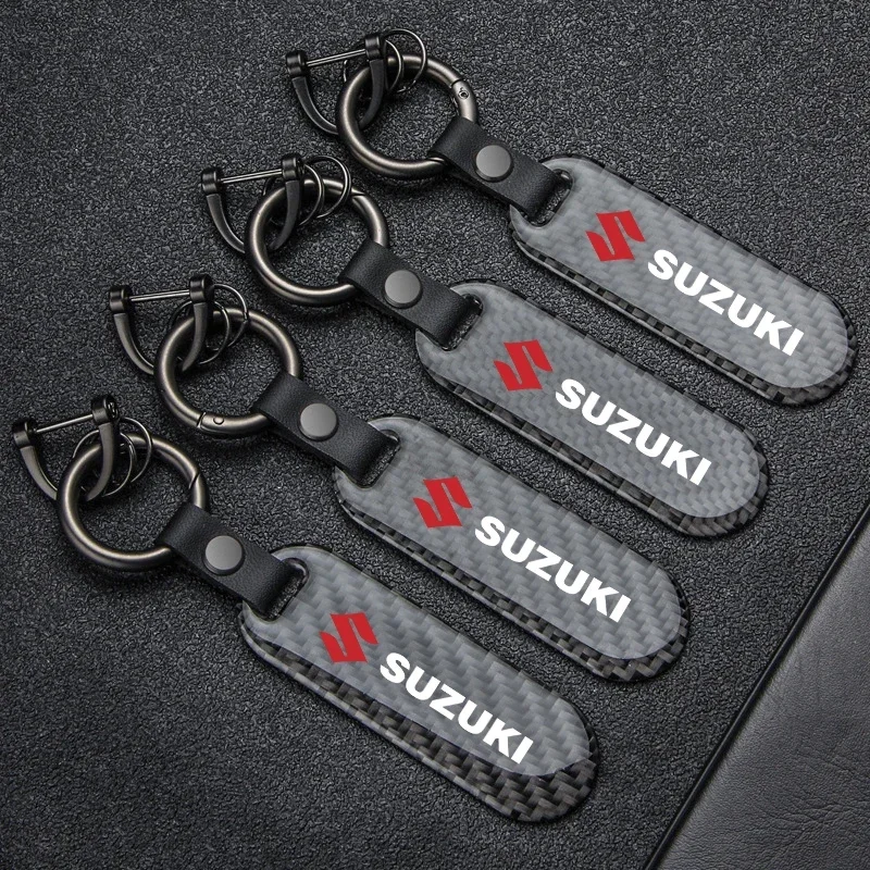 

Брелок для ключей мотоцикла, ремешок для ключей, карбоновый брелок для ключей для Suzuki GSR400 BKING 2008 2009, gsx f GSXF 650 1250, гоночный брелок