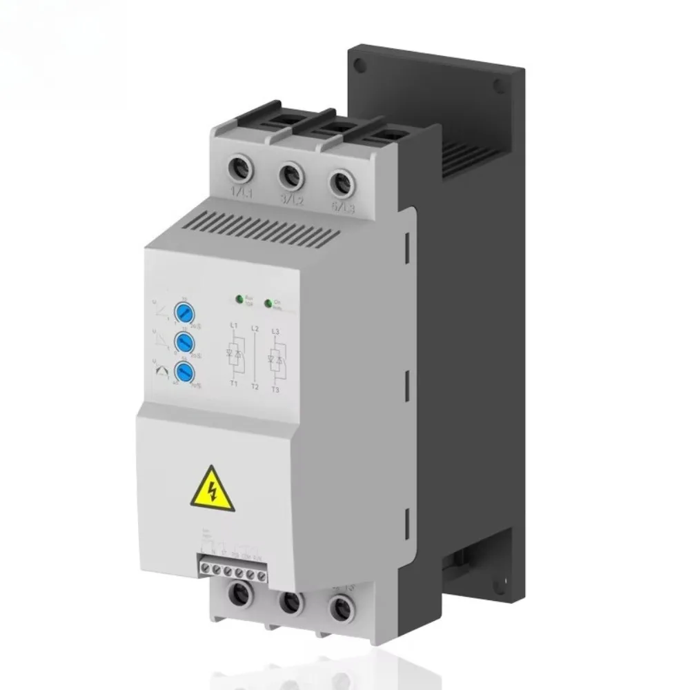 220-480V 3 phase 22KW solid state soft starter motor starter with built-in bypass high voltage motor starter