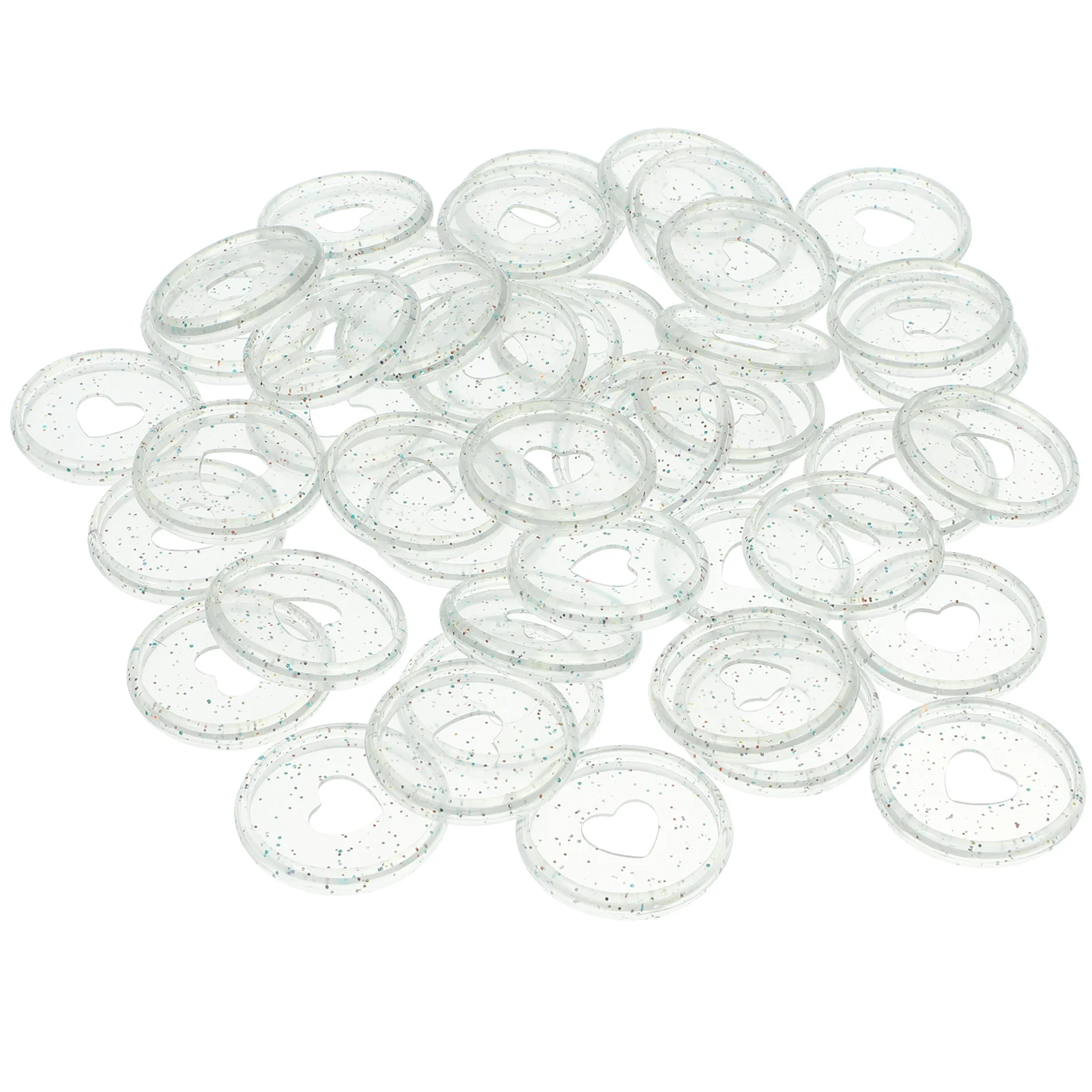 50Pcs Planner Discs Loose-leaf Bind Discs Binding Discs Small Binding Discs Notebook Binding Discs