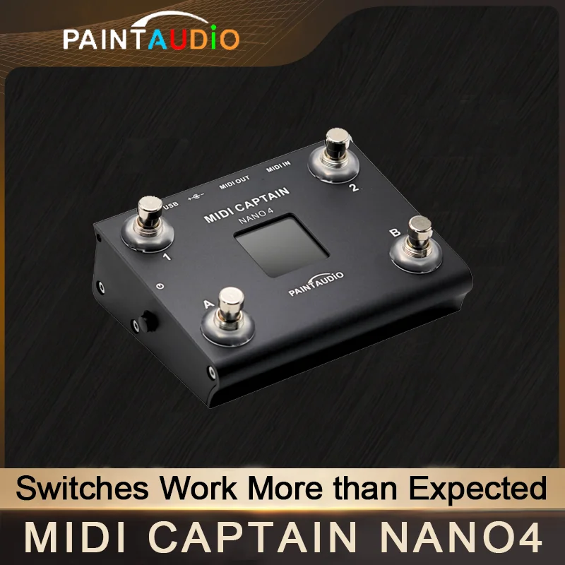 PAINTAUDIO Paint Audio Midi Captain NANO 4 Multi Functional Portable Guitar Effector