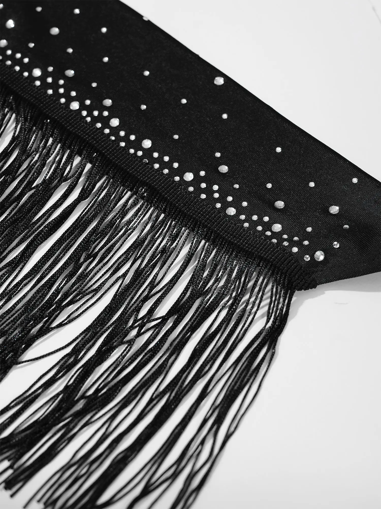 Body da ballo latino per bambini Ragazza per bambini Nappe Cha-ChaLong Manica Tango Sala da ballo Danza Ginnastica Tuta Tuta con frange