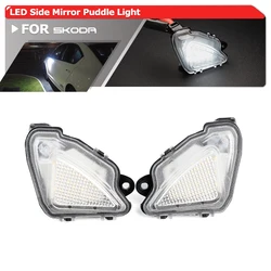 2x For Skoda Kodiaq Karoq Octavia 5E Saloon/Estate Superb 3V For VW T-Roc Led Under Side Mirror Puddle Light OEM: 3T0945291A