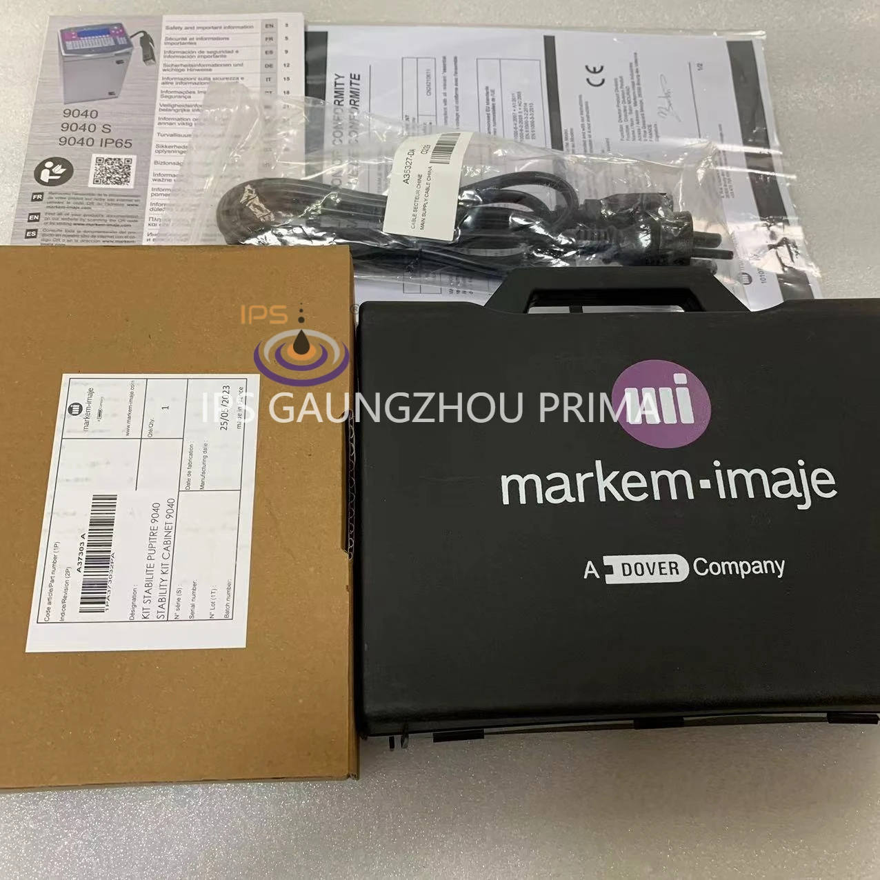 เครื่องพิมพ์อิงค์เจ็ทต่อเนื่อง CIJ รุ่น A36328 Markem-Imaje-9040 1.1G 70 ไมครอน สำหรับพิมพ์รหัสบนผลิตภัณฑ์อุตสาหกรรมแบบออนไลน์