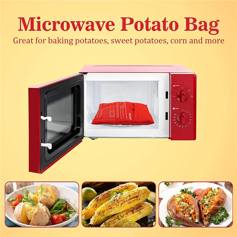 Microwave Oven Potato Cooker Bag Baked Potato Microwave Cooking Potato Quick Fast Kitchen Accessories