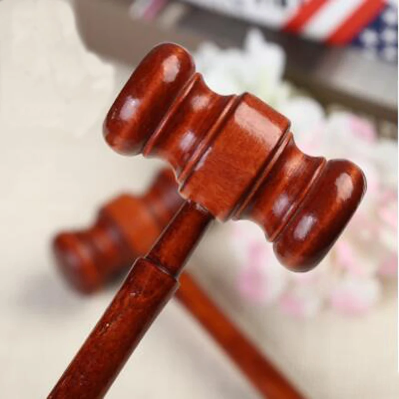 1PC Mini Hammer Lawyer Decoration Hammers Judge Hammer Wooden Hammer Wood Multitool Small Hammer Birthday Gift Christmas Toy