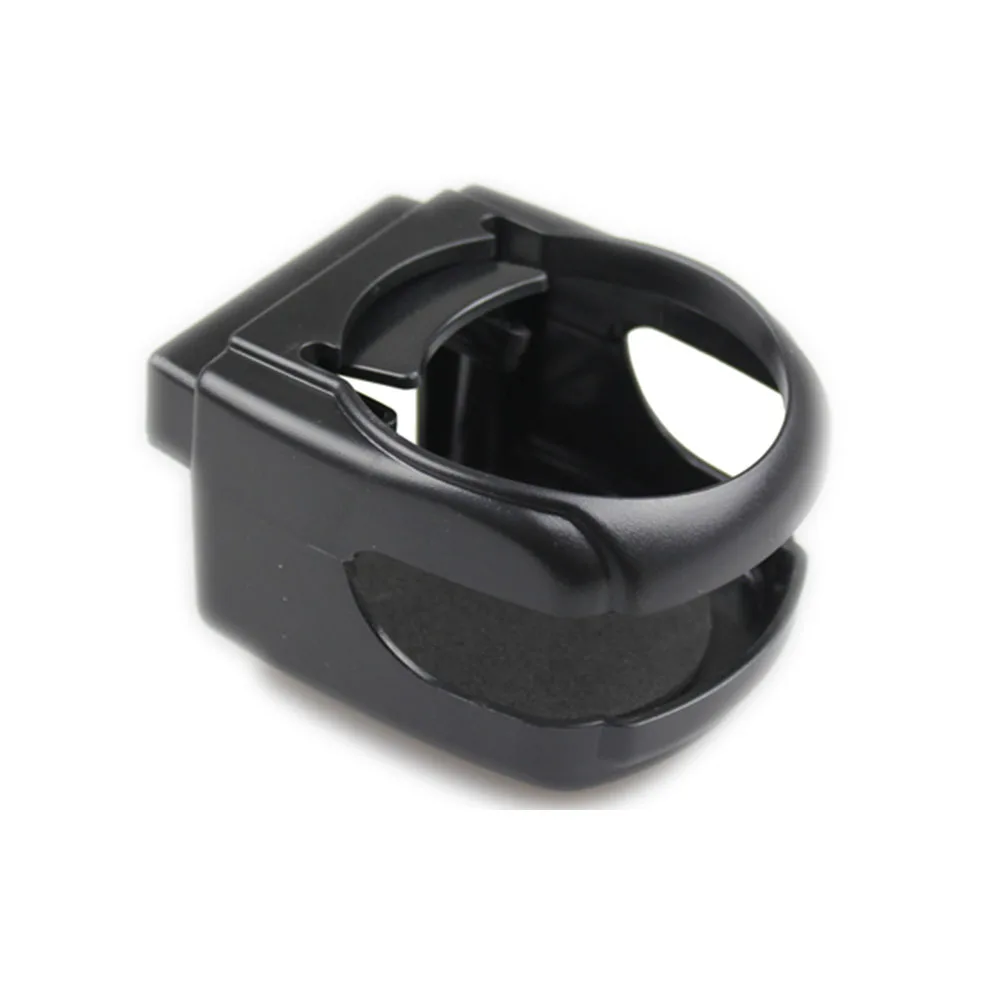 

Car Air Vent Drink Holder Black ABS 10x8x6cm Compatible Horizontal Vent Flexible Board Cup Stand for Beverages