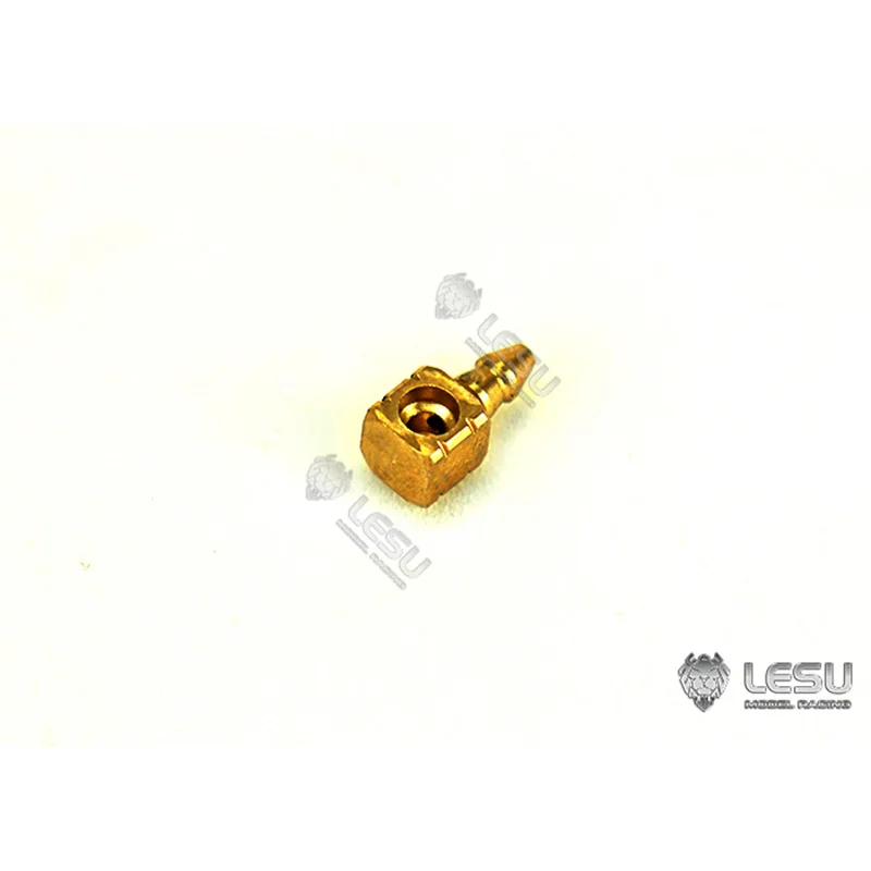 LESU 황동 T 커넥터 1/14 RC 트럭 로더 원격 제어 유압 굴삭기 지게차 연결 3*2mm 오일 파이프 TH20324