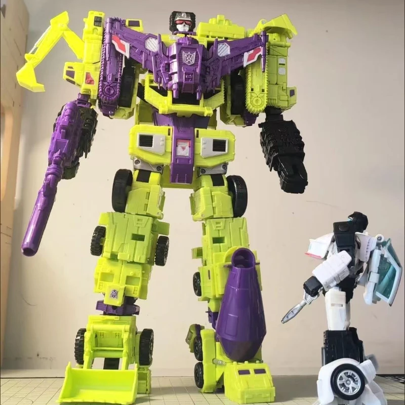 HZX 6w1 Devastator Haizhixing Figurki Transformujące Anime Figurka Akcji KO G1 Robot Samolot Pojazd Inżynieryjny Model Dostępny