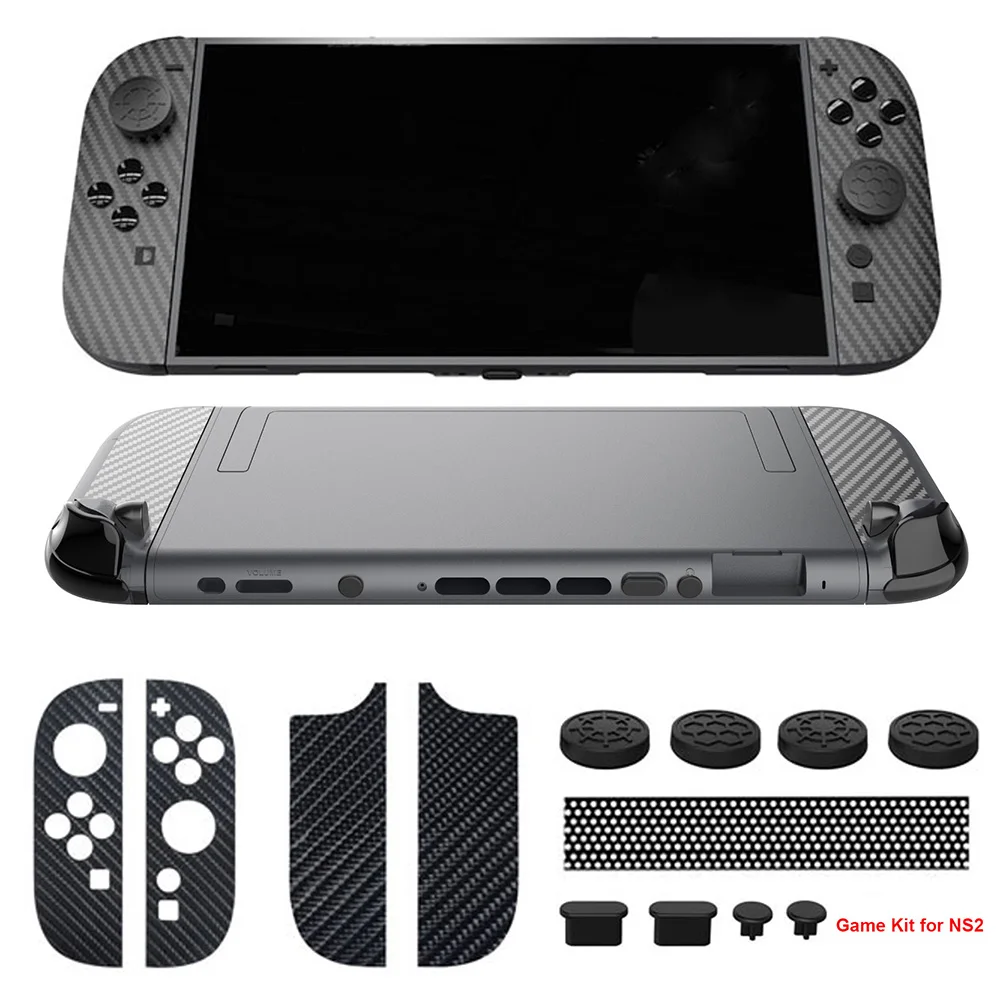 새로운 게임 액세서리 스위치 2 콘솔 용 먼지 커버 증명 팩, NS Switch2 조이 콘 게임 컨트롤러 보호용 스킨 스티커