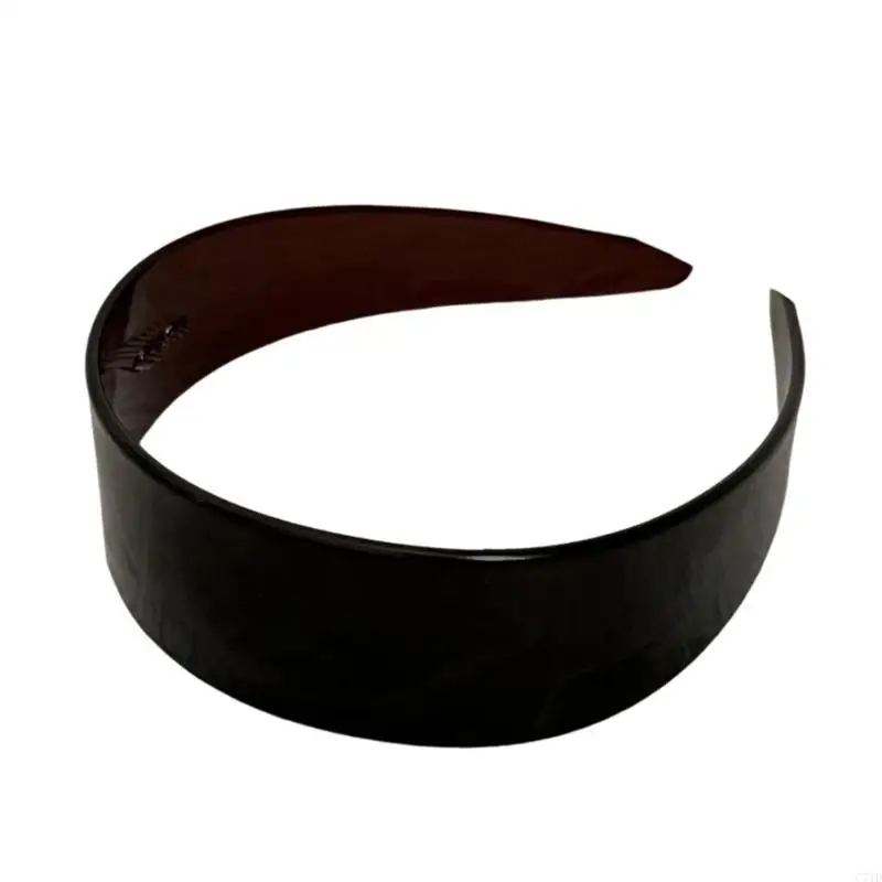  Wide Women Headband Acetate Comfort Fit Hair Band Fashion Hairpiece for Ladies