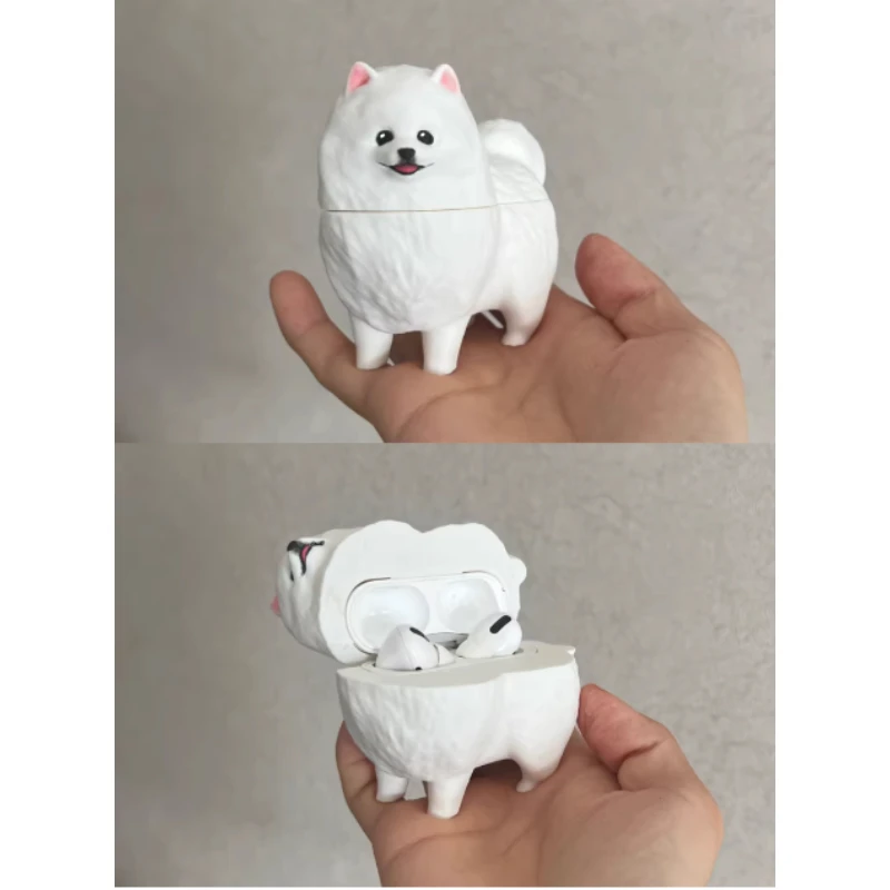 

Pomeranian Puppy Cute Earphone Case for Airpods Pro1 2 Custom 3D Print Pla Decoration Originality AirPods1/2/3 Earphone Case