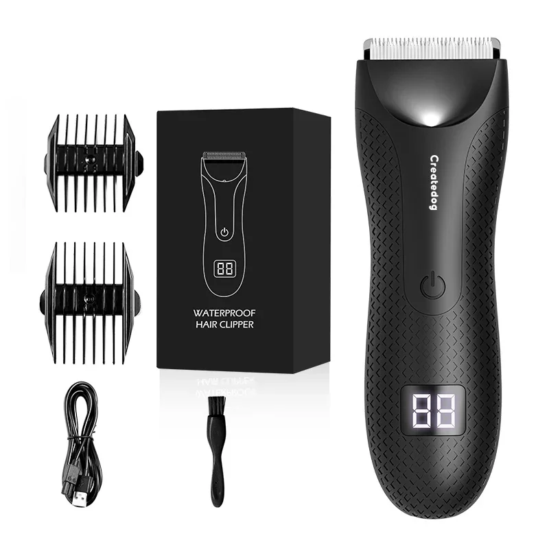 yafull trimmer waterproof trimmer for groin & body grooming clippers man body hair trimmer clipper for men