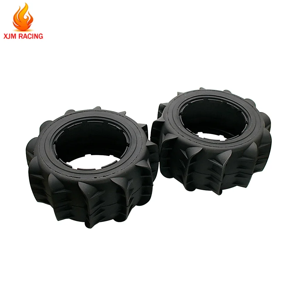 

2pc Same Rear Front Sand Paddle Wheel Tire Skin for 1/5 Hpi Rofun Rovan Km Baja 5b 5t 5sc Kraton 8s Losi DBXL-E 2.0 Rc Car Parts