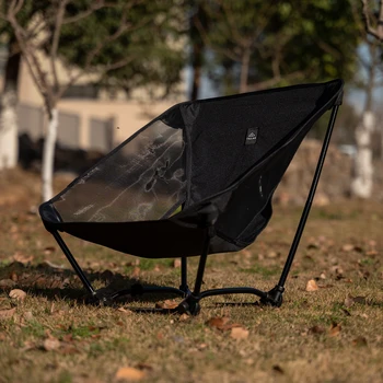TILLAK Ultra-Light Low-Profile Folding Moon Chair for Ground Use: Portable Mesh CORDURA Stool for Outdoor Camping and Hiking 1
