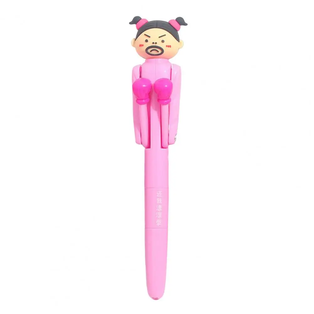 Ballpoint Pen Boxing Pen for Fun Decompression Smooth Writing Signing Pen for Home School for Primary Students Doll Boxing