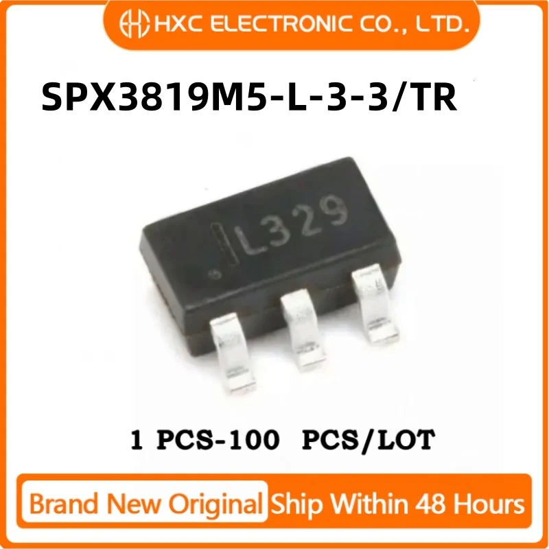 50PCS/100PCS 100% New IC SPX3819M5-L-3-3/TR SPX3819M5-L SOT23-5