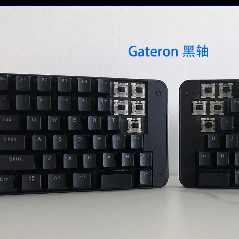LY092-MINI-S21 Wired Split Keyboard Kit Customized RGB Hot Swap Ergonomics Single Mode Split Keyboard Left Right Hand Keyboard