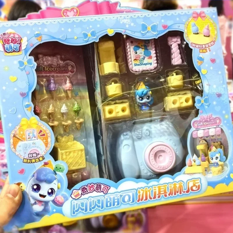 

Hot Catch Teenieping Anime Figure Camera Magic Sweetheart Season 6 Series Toy Doll Girl'S Love Cake Shop Figurine Collection Toy