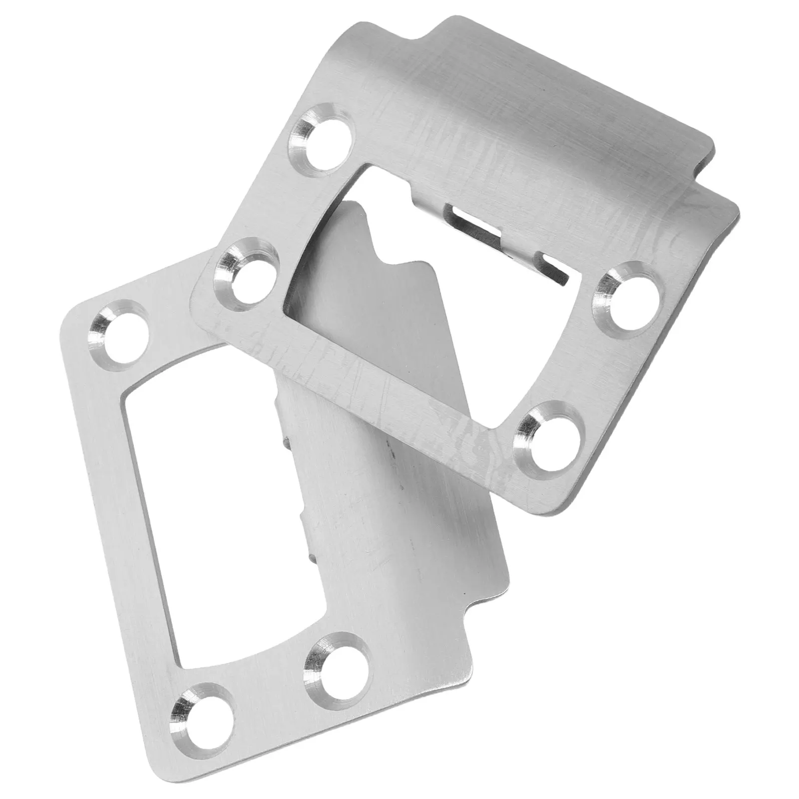 1Set Universal Stainless Steel Door Strike Plate Reinforcement Latch Protector for Interior Exterior Doors Deadbolt Security