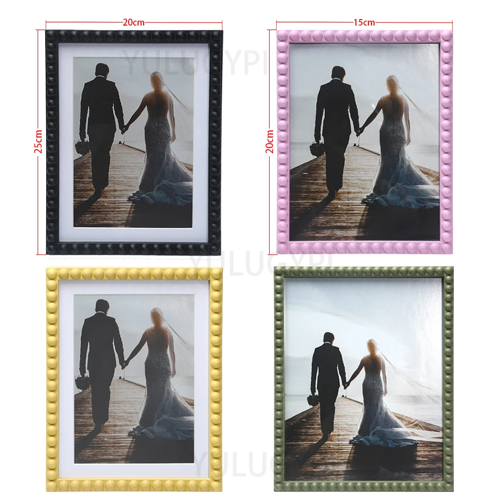 Plastic Photo Frame High Quality Picture Frames for Bedroom Multi Sizes and Colors Decorative Frame for Living Room