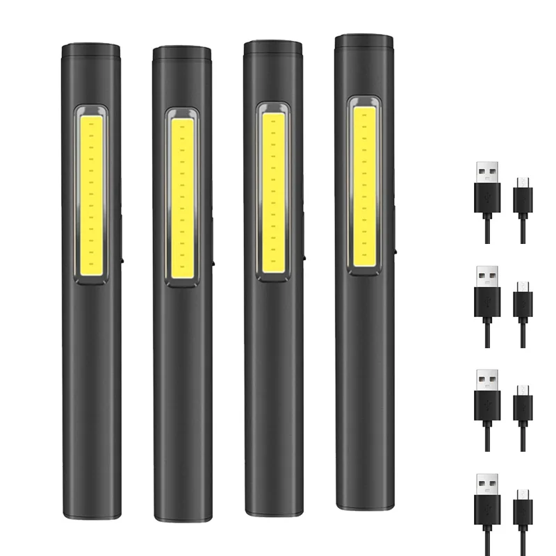 KDULIT Mini LED Keychain Flashlight Black 6