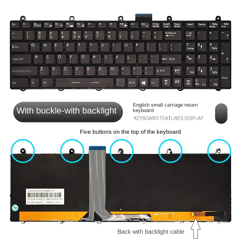 

Костюм для клавиатуры ноутбука msi 1755 MS-1756 MS-175A 1758 1763 1759 GE60 GT70 GT60