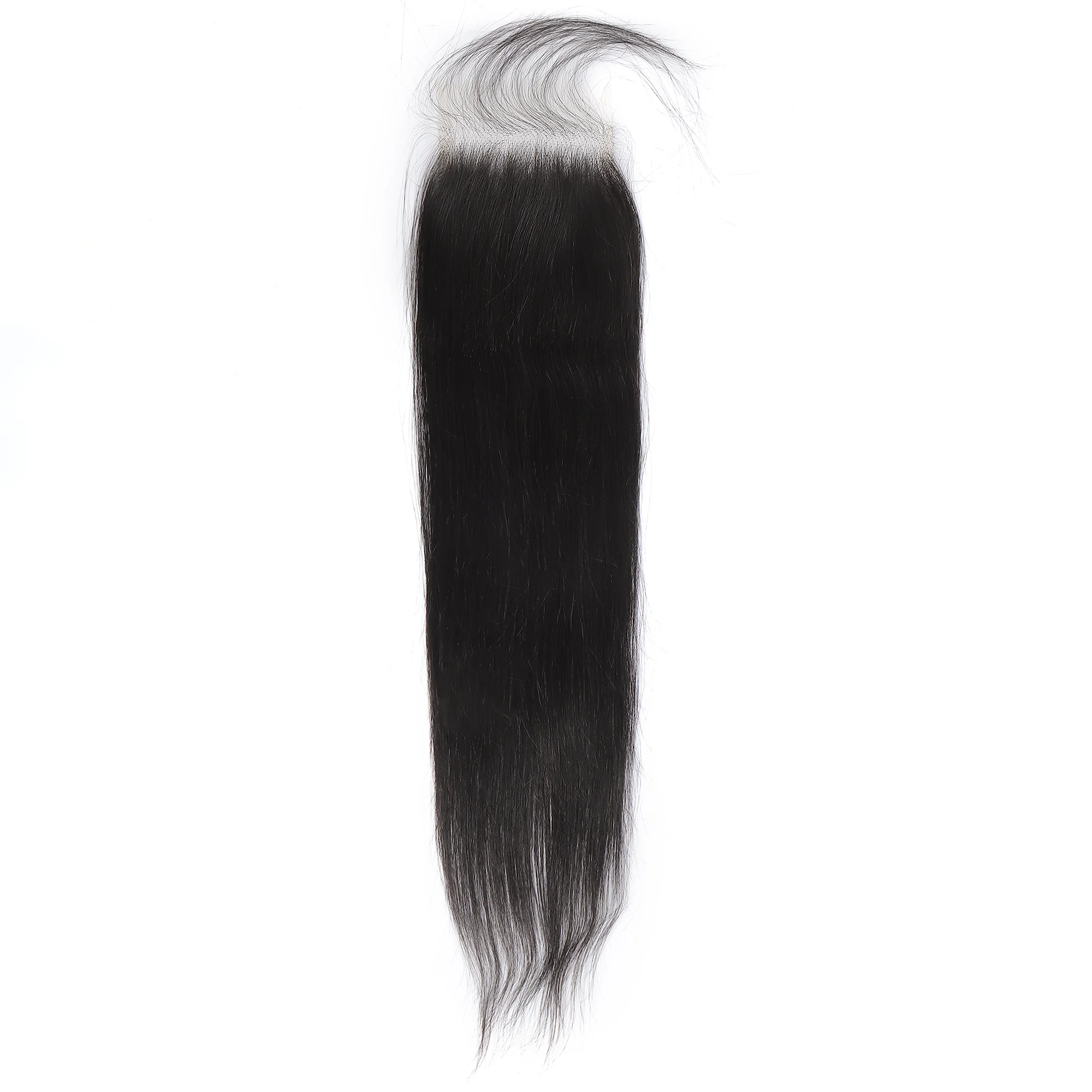 Ahvast 4x4 hd fechamento de renda cabelo liso de alta qualidade super natural fechamentos de cabelo humano com peruca de trama para mulheres negras