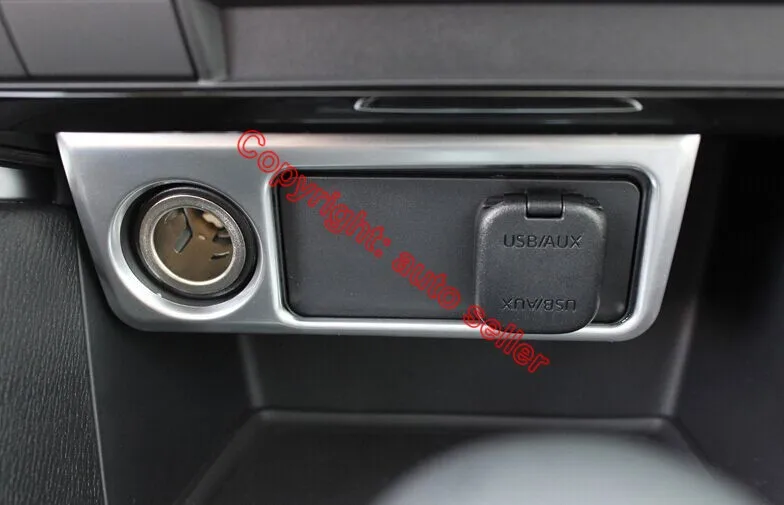 لمازدا CX-5 CX5 2015 2016 ABS لؤلؤة كروم الداخلية واجهة USB غطاء الكسوة اكسسوارات السيارات ملصقات W4