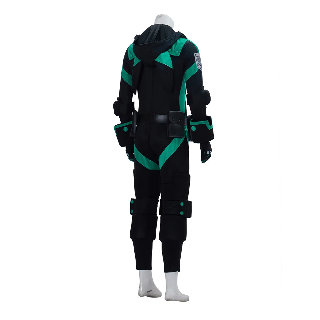 My Hero Academia World Heroes Mission Boku No Hero Academia Izuku Midoriya Deku Cosplay Kostüm Schwarzer Kampfanzug