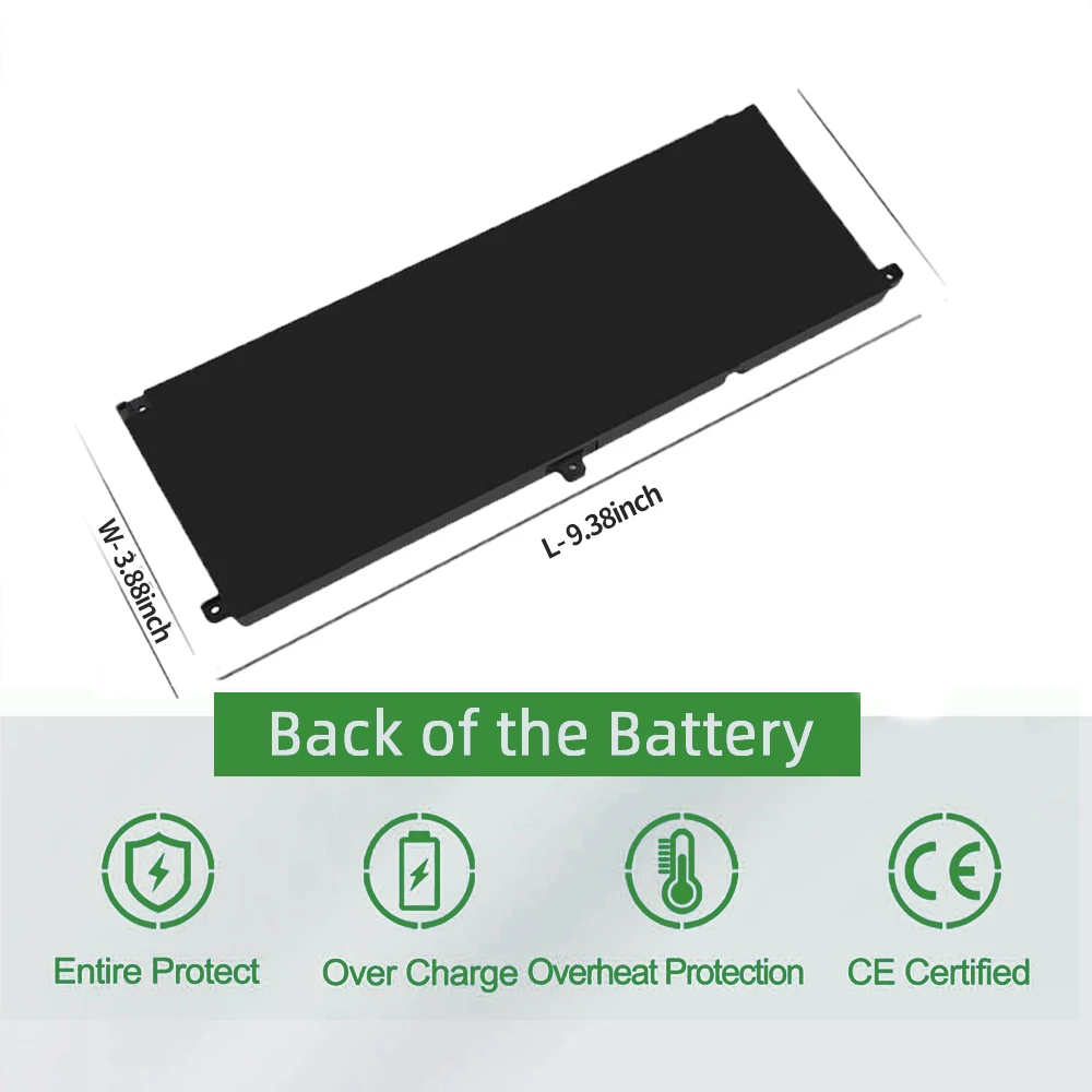 بطارية SKOWER JK6Y6 H5CKD لأجهزة Dell Inspiron 5408 5409 5501 5502 5508 5509 Vostro 5300 5301 5401 5402 Latitude 3410 3510 P129G