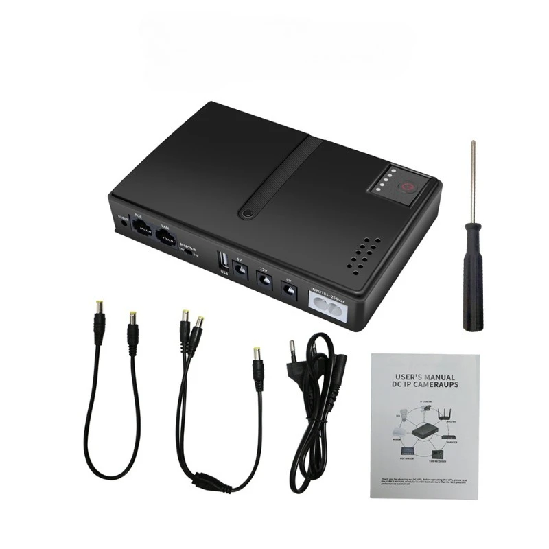 

DC1018L router 5V9V12V light cat monitoring backup UPS uninterruptible power supply (without battery)