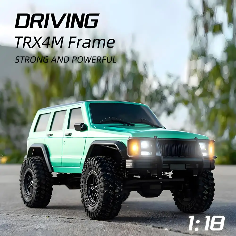AUSTAR RC 1/18 TRX4M Frame 155mm Whelbase Chassis Frame Transmission Chassis Frame for TRX4M 1/18 Crawler Car DIY Parts AX-8560