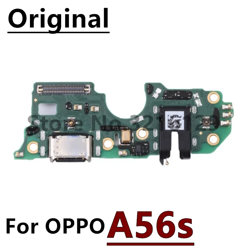 Original For OPPO A52 A54 A54s A56 A56s A57 A57s 5G A58X Fast Charging Type-C USB Connector Board Dock Flex Cab