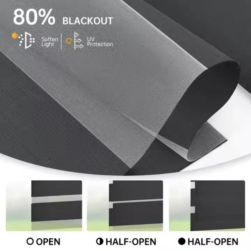 Customizable Blinds 100%Blackout Waterproof Fabric RemoteControl Connect Your Phone Homekit Motor Motorized Zebra Blind For Home