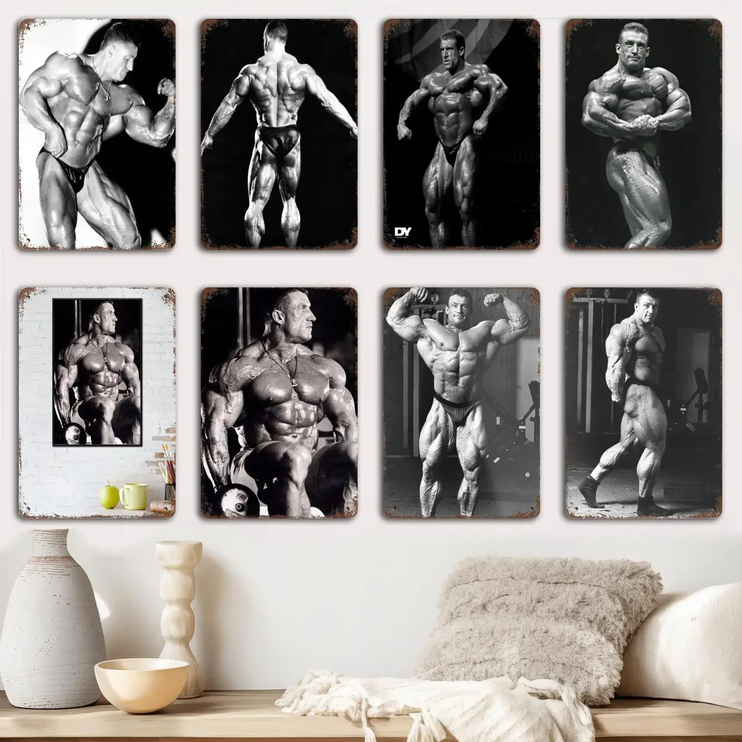 dorian yates poster Metal Signs wall decor Vintage Tin Signs Captain Metal Poster Decor for Bar Pub Club Wall Decoration