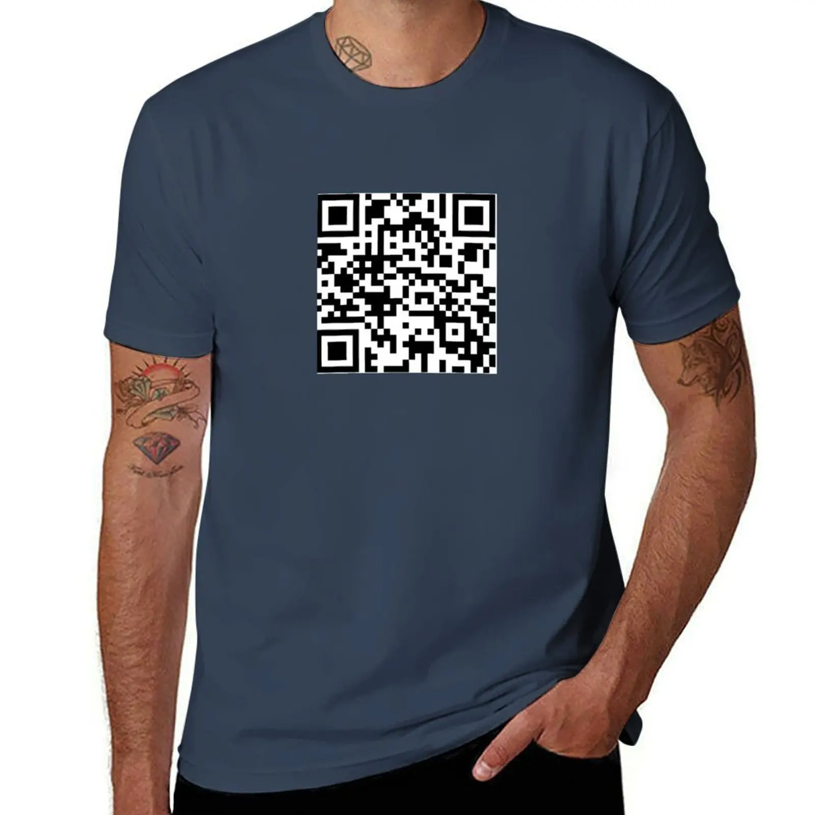 Whistle, THE Josh Hutcherson edit - QR code T-Shirt t shirt man casual cotton t shirts man 100% t shirts with prints T-Shirt