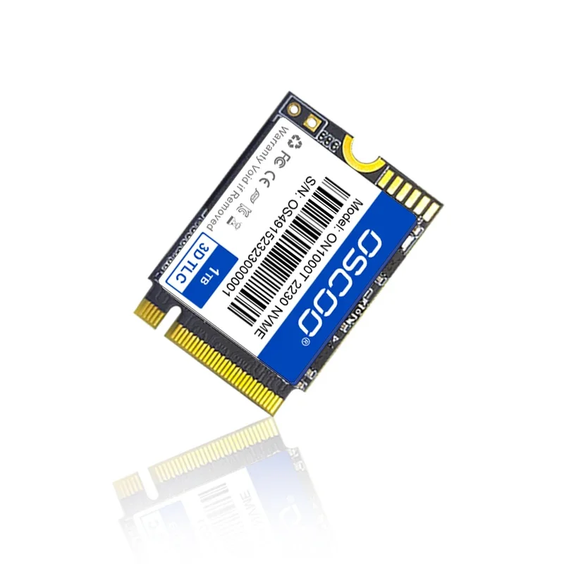 Oscoo-disco duro 2230 NVMe 4,0 de alto rendimiento, PCIe 4,0 M. 2230 2 SSD, Compatible con Steam Deck de hasta 5200MB/seg, 2230