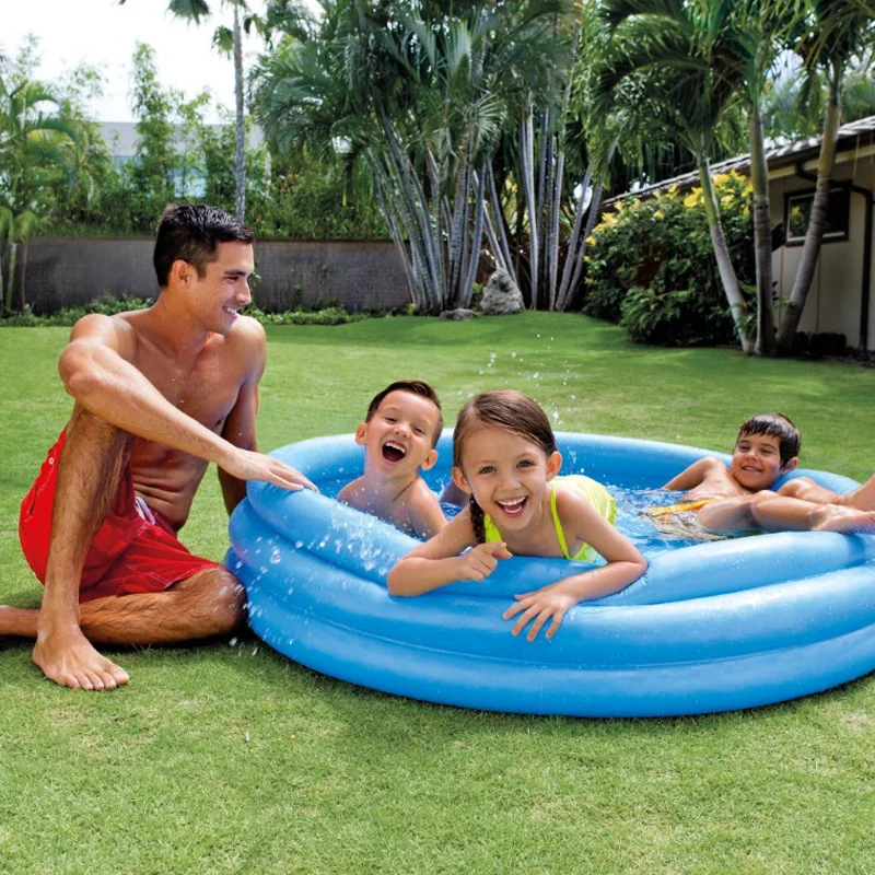 Inflatable Swimming Pool Toys Outdoor Paddling Pool Baby Swimming Pool Round Children's Bath Swimming Ring Indoor Swimming Pool