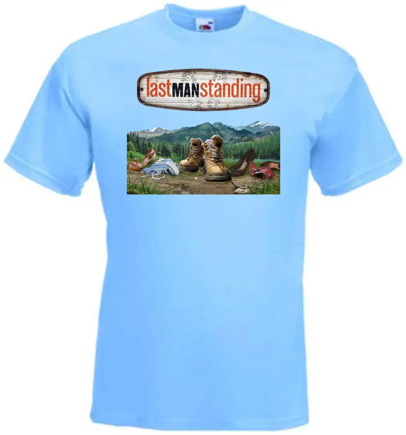 Last Man Standing v 4 Movie Poster T shirt light blue all sizes S 5XL