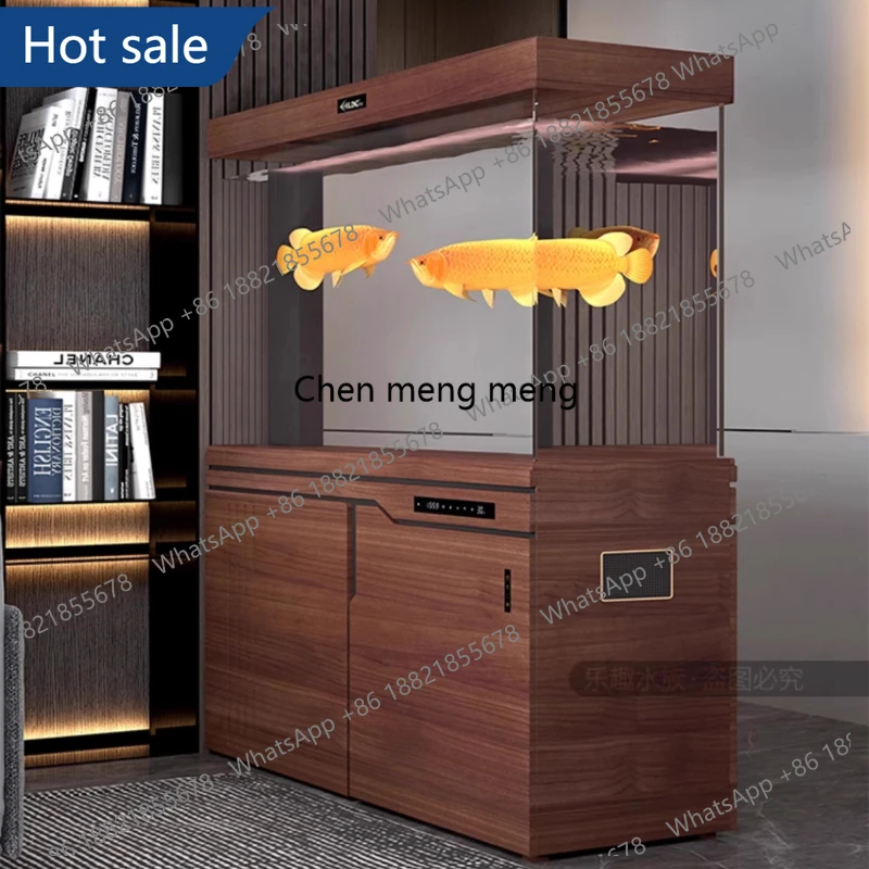 

M02 Fish Bowl Accent Aquarium New Style Ecology Indoors Simplicity Aquarium Entrance Hall Customizable Home Furniture