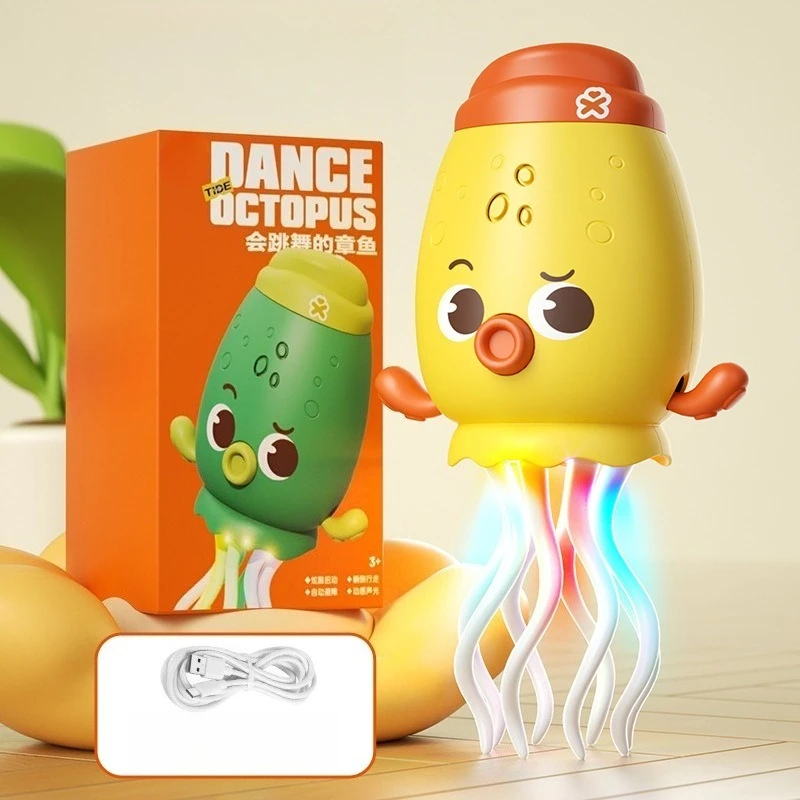 Magical Dancing Octopus Electric Induction Early Education Puzzle Music Octopus Decompression Funny Toy Children Electronic Pets