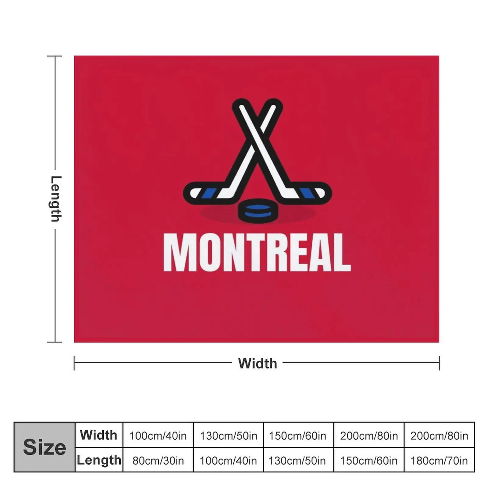 Montreal Throw Blanket warm winter Designers Soft Big Blankets