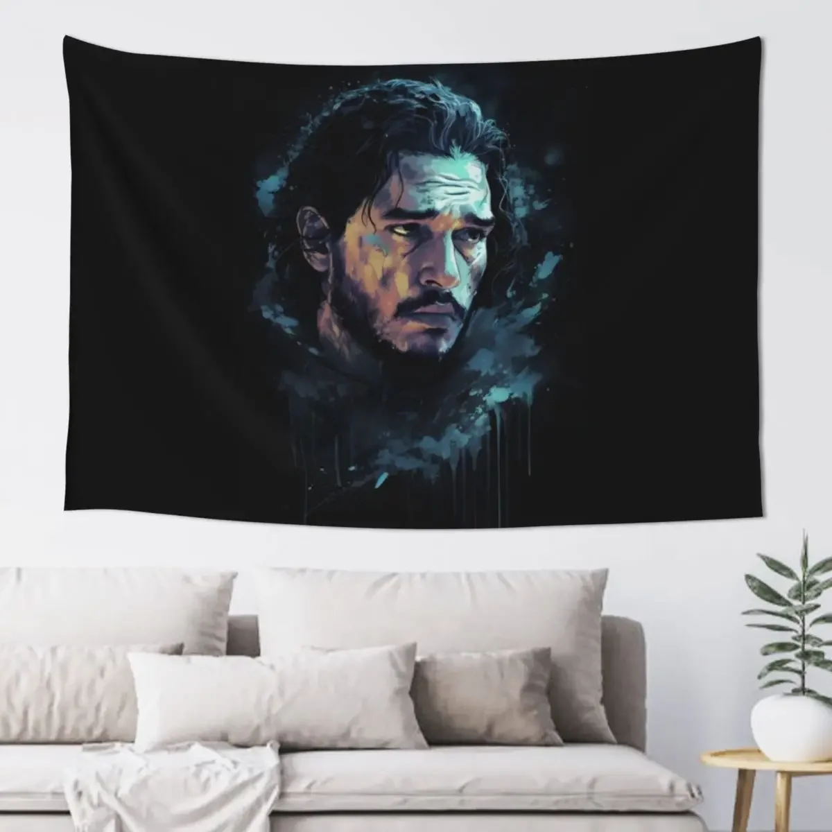 

Jon Snow Tapestry Carpet On The Wall Decor Home Wall Art Tapestry