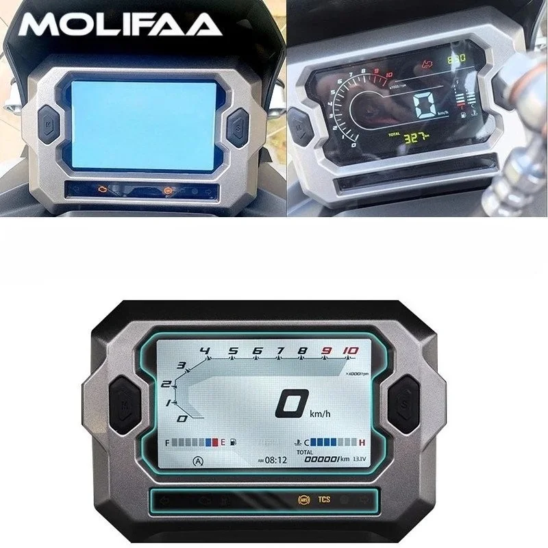 For SYM HUSKY ADV 150 Motorcycle TPU Instrument Cover HD Transparent Screen Protector Anti-Scratch Film Sticker Accessories