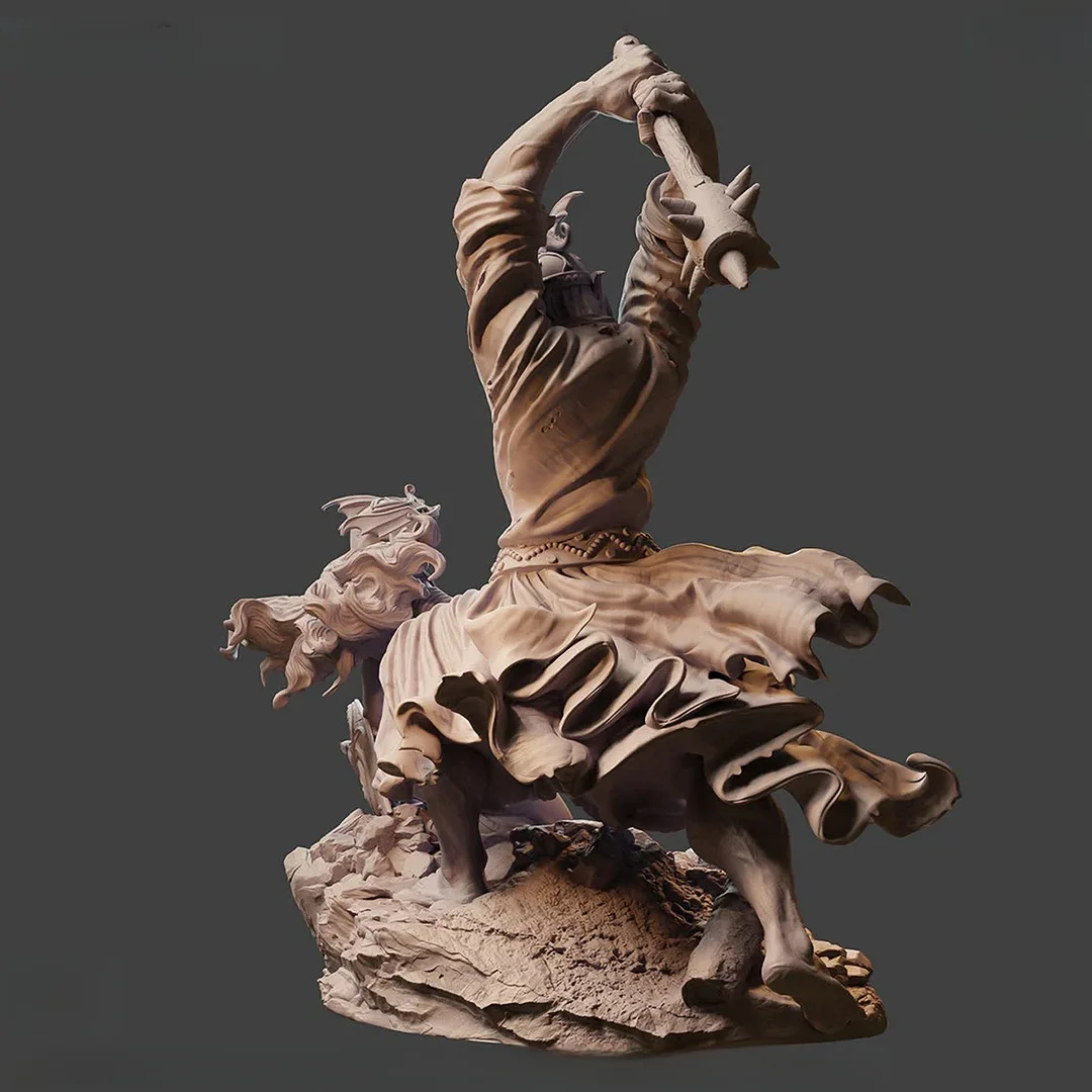 

Набор неокрашенных моделей из смолы 1/2475 мм, Эовин с Рингспирит Лордом, в разобранном и неокрашенном виде, GK, 1096R