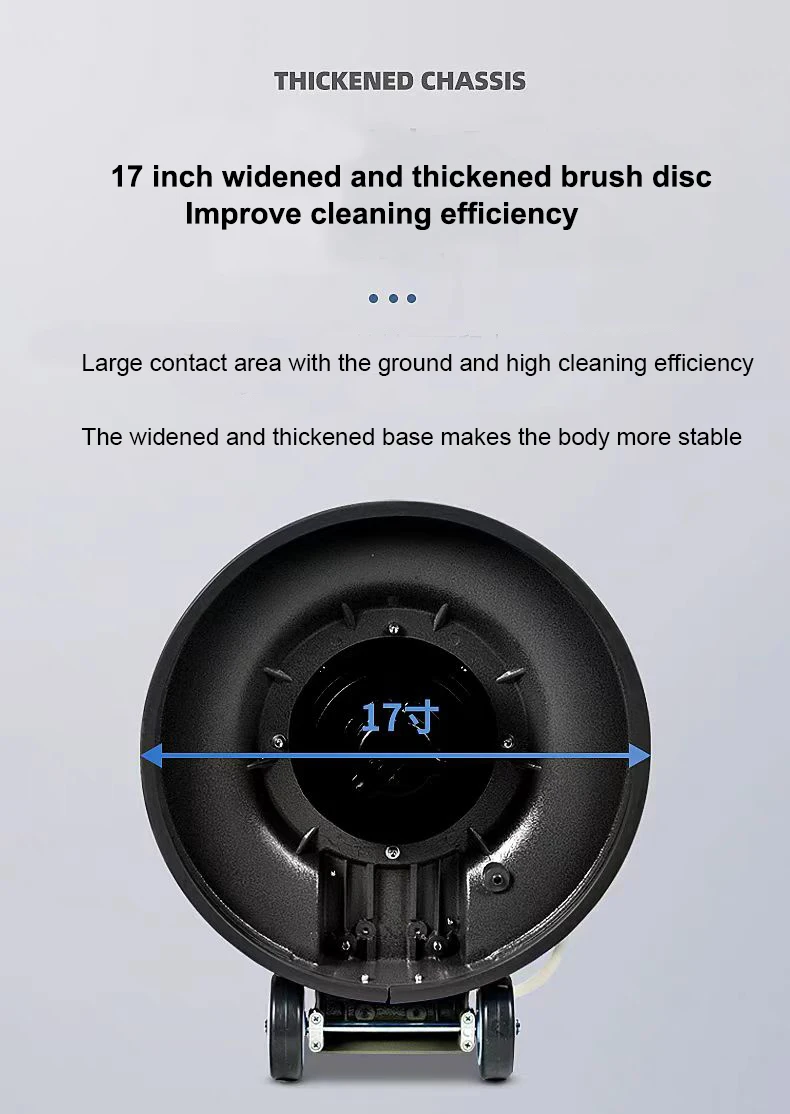 Electric New Multi-functional Industrial Scrubber Floor Brushing Washing Cleaning Polishing Machine with Handle High Efficiency