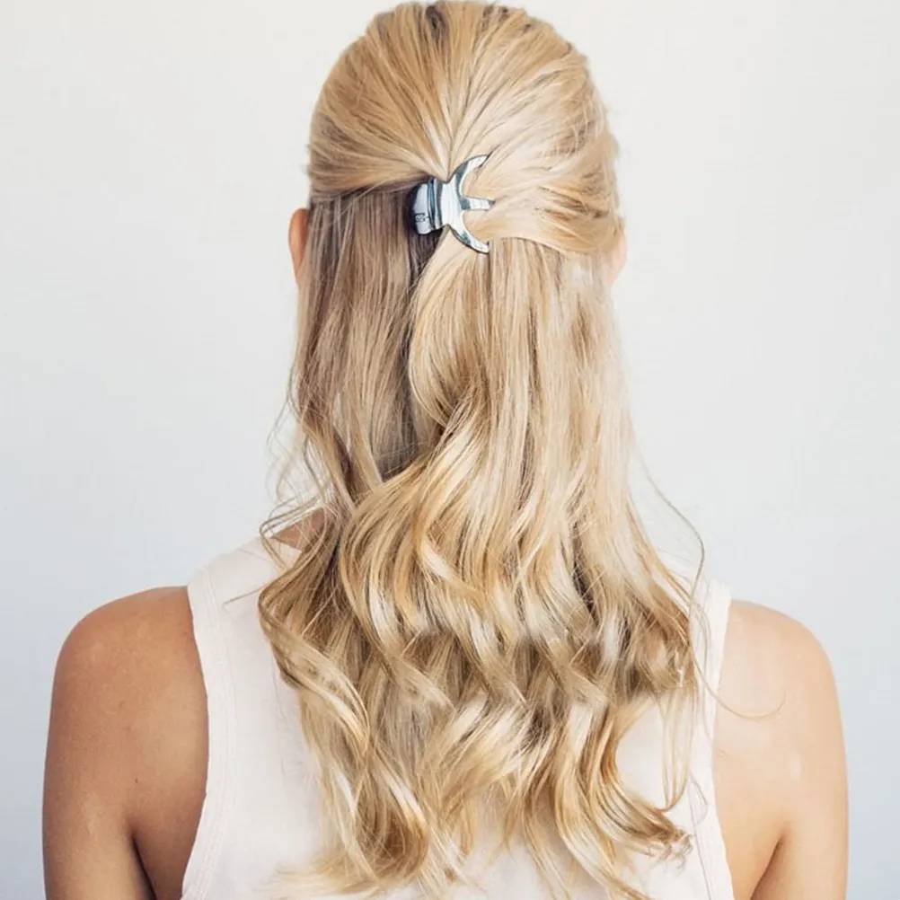 

4Pcs High Quality Alloy Hair Claw Tightly Hold Portable Size Easy Carry Out for Ladies Hair Clip Girl Claw Clips