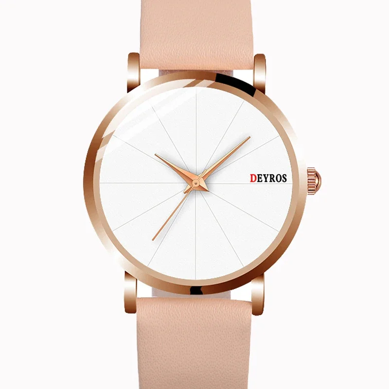 

Casual Fashion Watch for Women Female Minimalist Style Leather Belt Wristwatches Luxury Ladies Watch Wrist Watches for Women