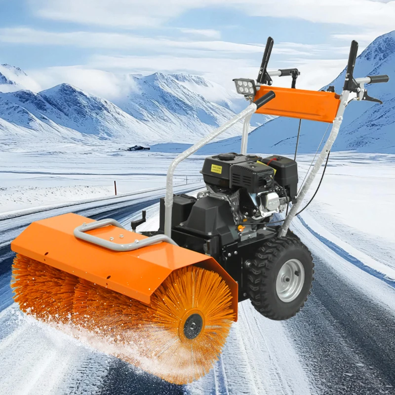 

Snow Blowers and Snow Removal Equipment Walk-Behind Gas-Powered Self-Propelled Snow Plow Sweeper